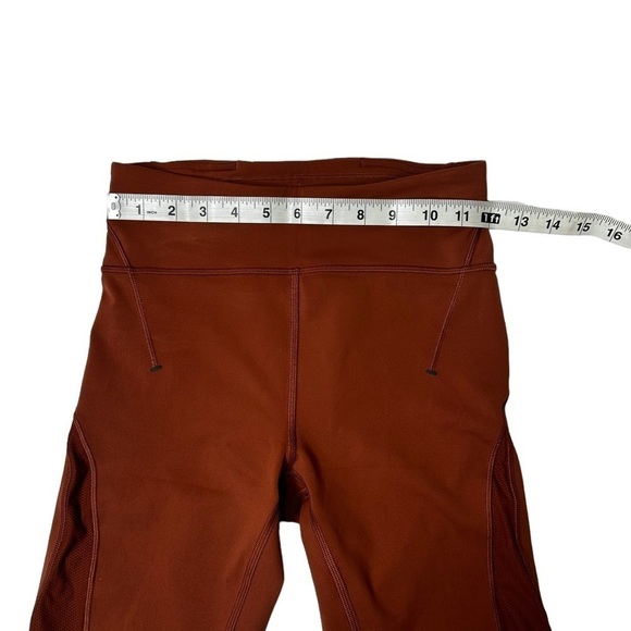 Lululemon Everlux and Mesh High-Rise Short 10” In Dark Terracotta - Picture 5 of 8